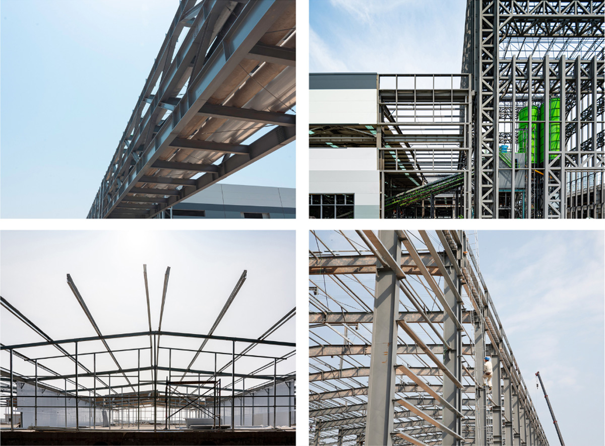 الهيكل الفولاذي الهيكل الفولاذي