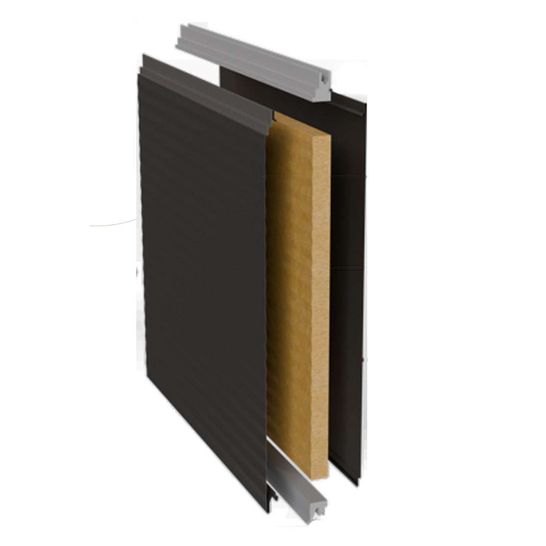 ألواح ساندويتش ذات أخدود مسماري مخفي