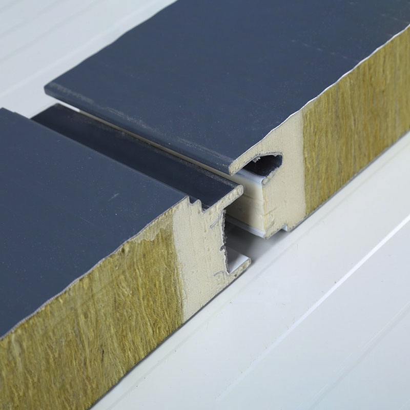 لوحة ساندويتش مقاومة للحريق من الصوف الصخري