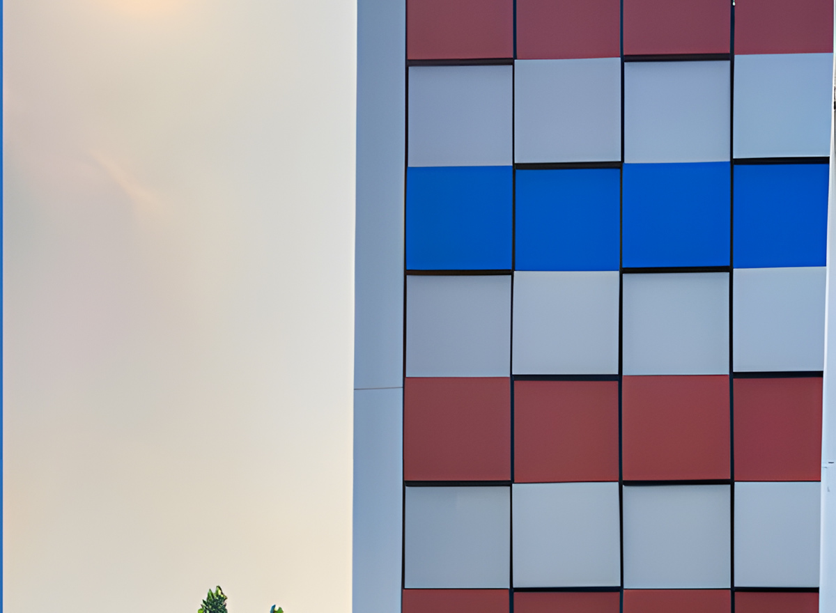 واجهة ستائرية معدنية عالية الجودة